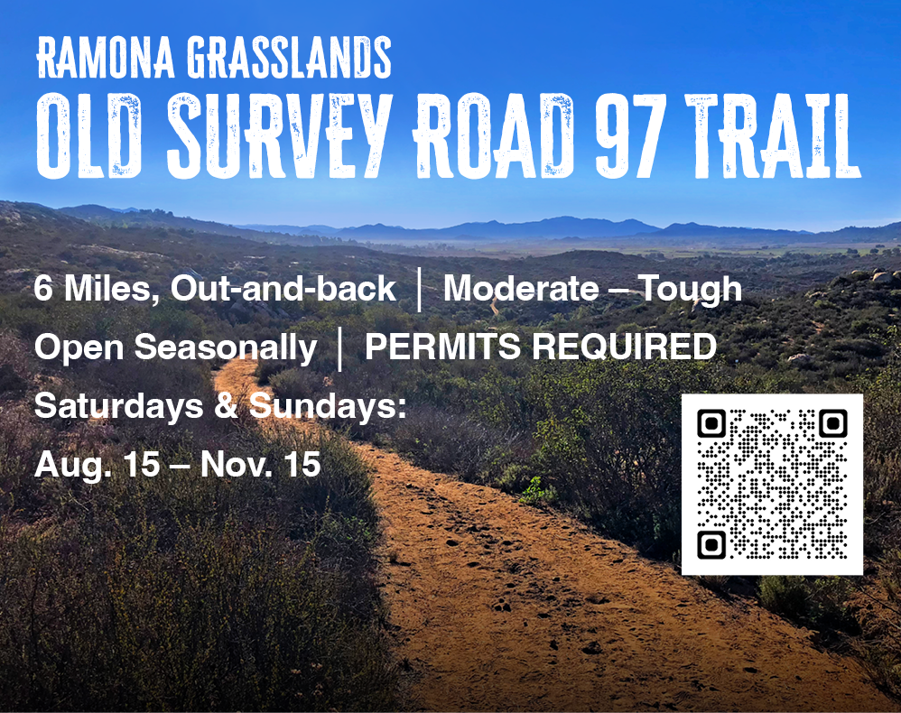 Old Survey Road 97 is Reopening. Do you have your permit? Click the pic for info.