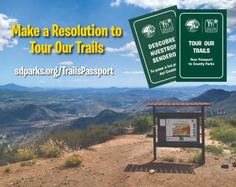 Make a Resolution to Tour Our Trails - View from El Capitan Preserve