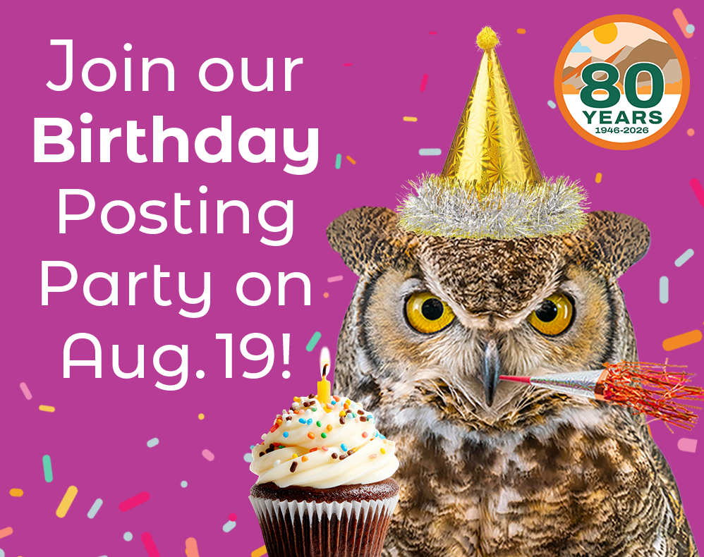 Join our social media posting party on August 19