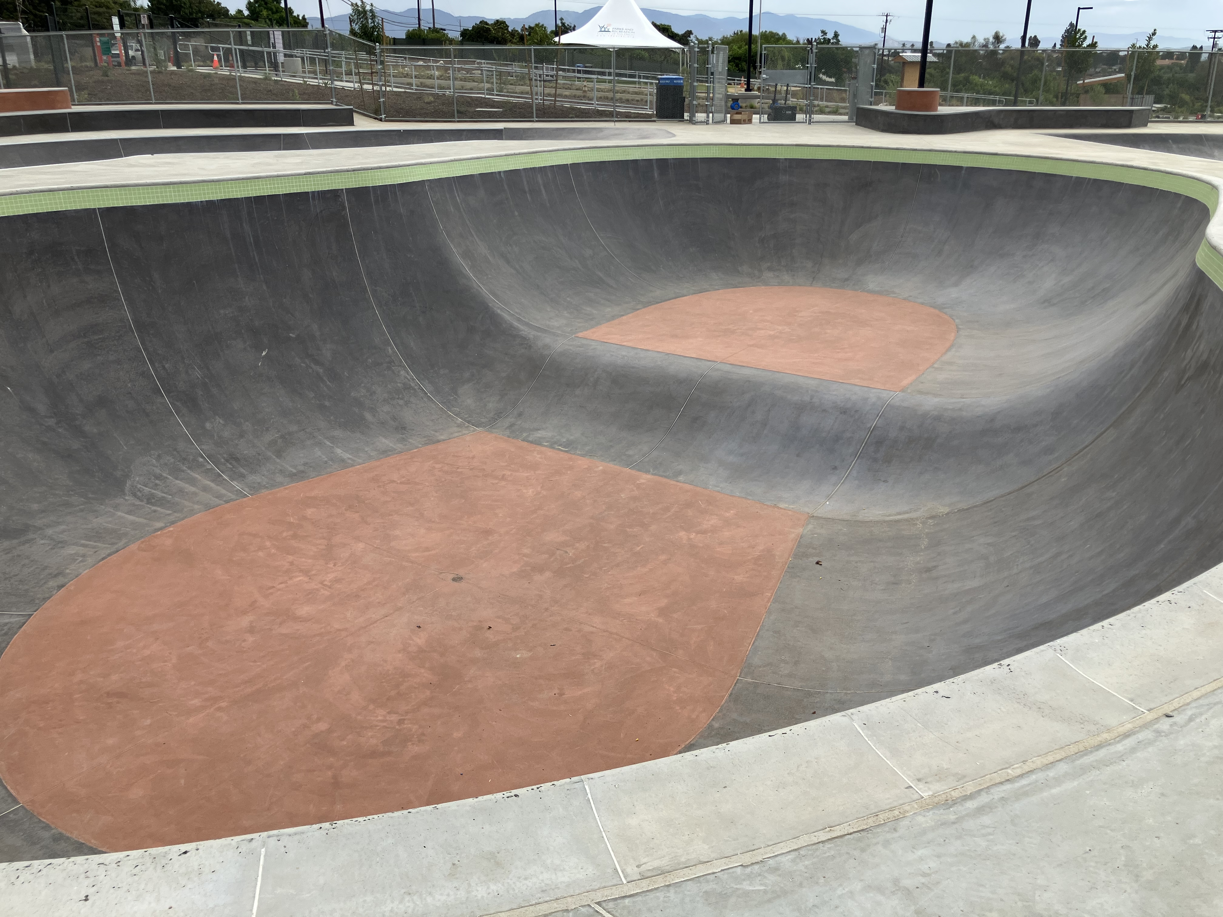 Village View Skatepark Avocado Bowl