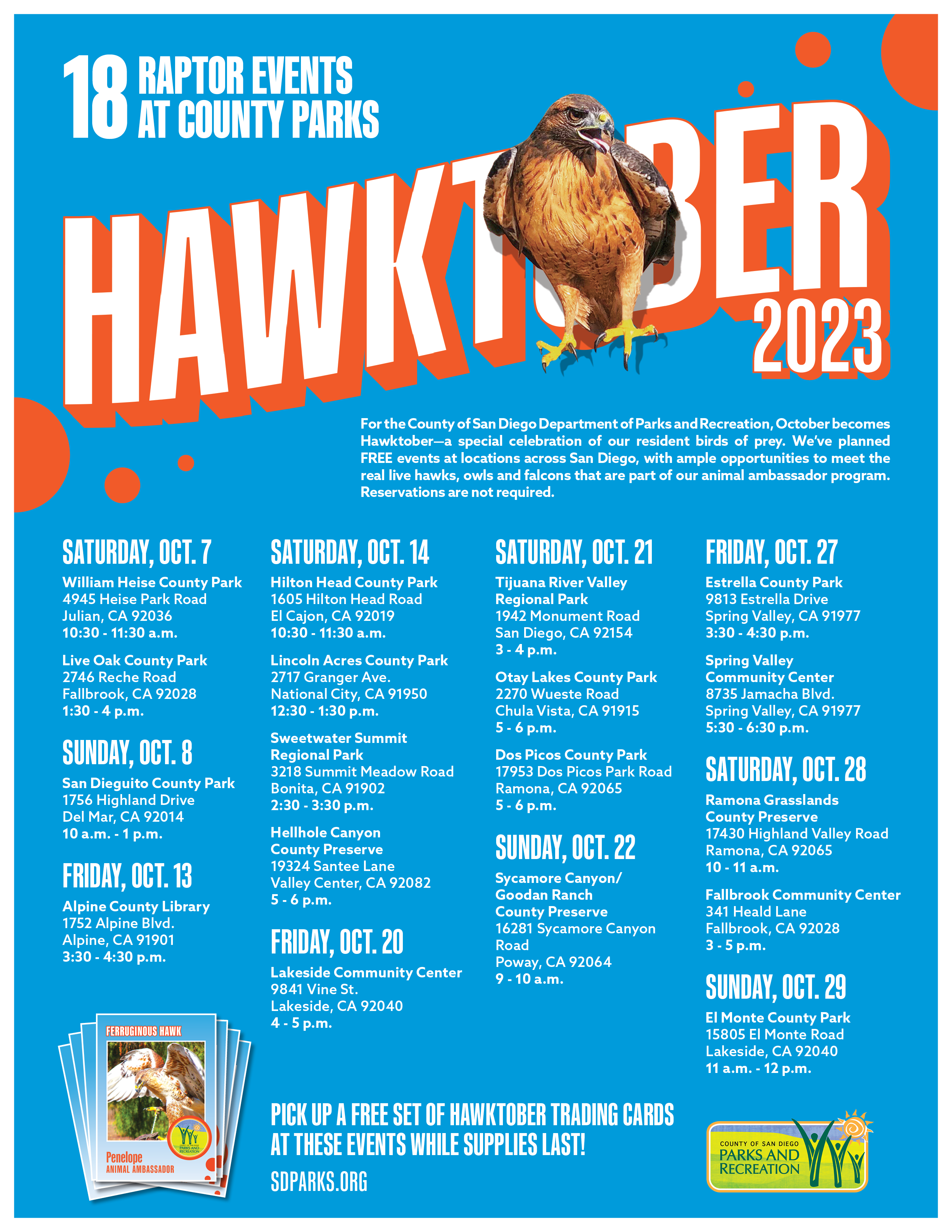 Five Years of Hawktober PassPort to San Diego