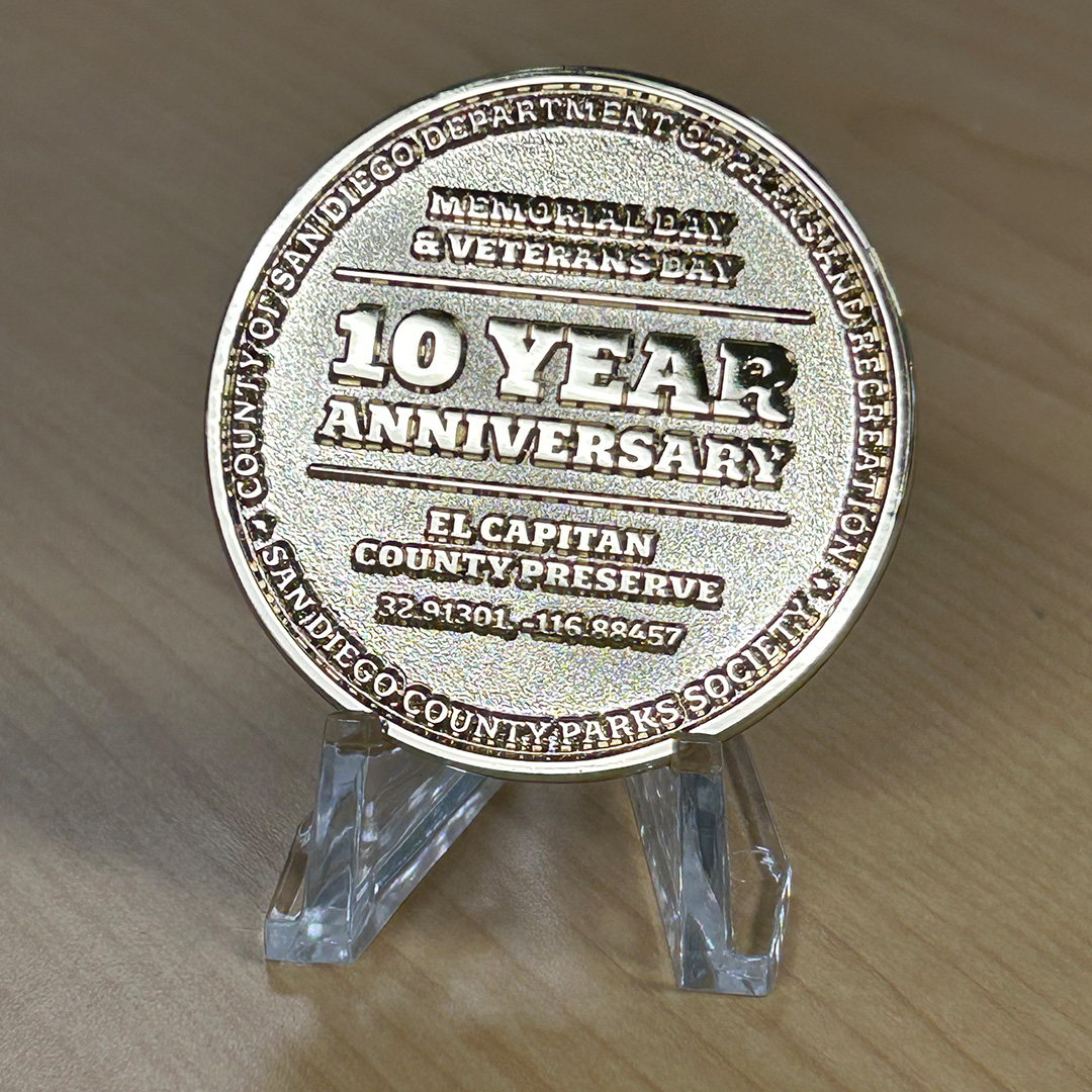 2025 Warrior Hike - Champions Coin BACK