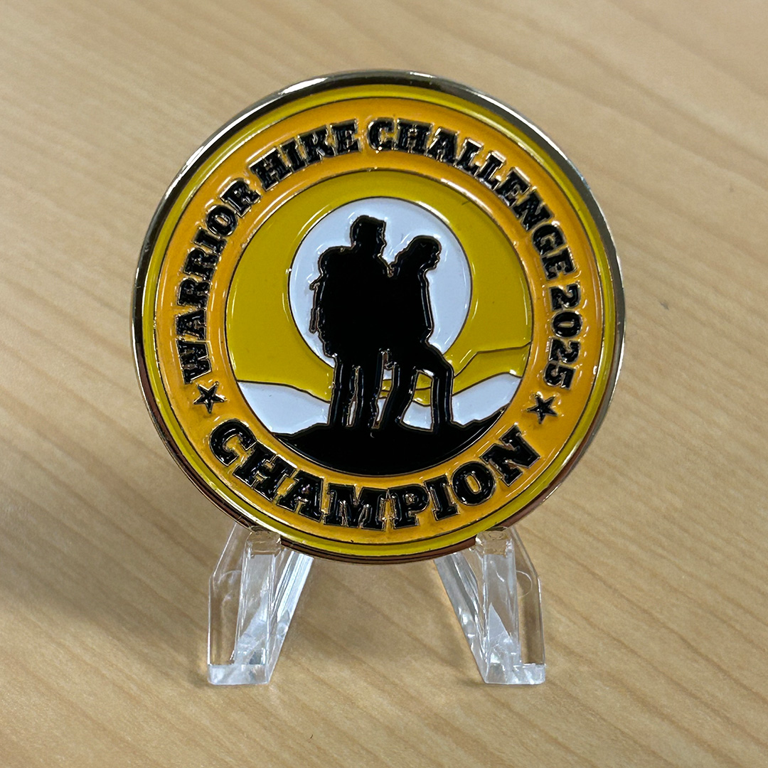 2025 Warrior Hike - Champions Coin Front