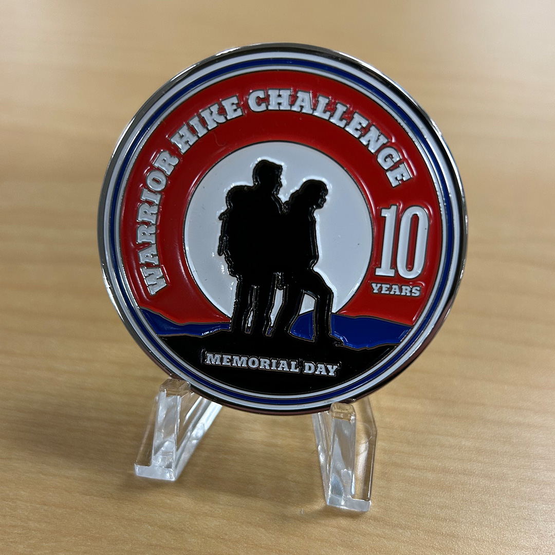 2025 Warrior Hike - Memorial Day Coin Front