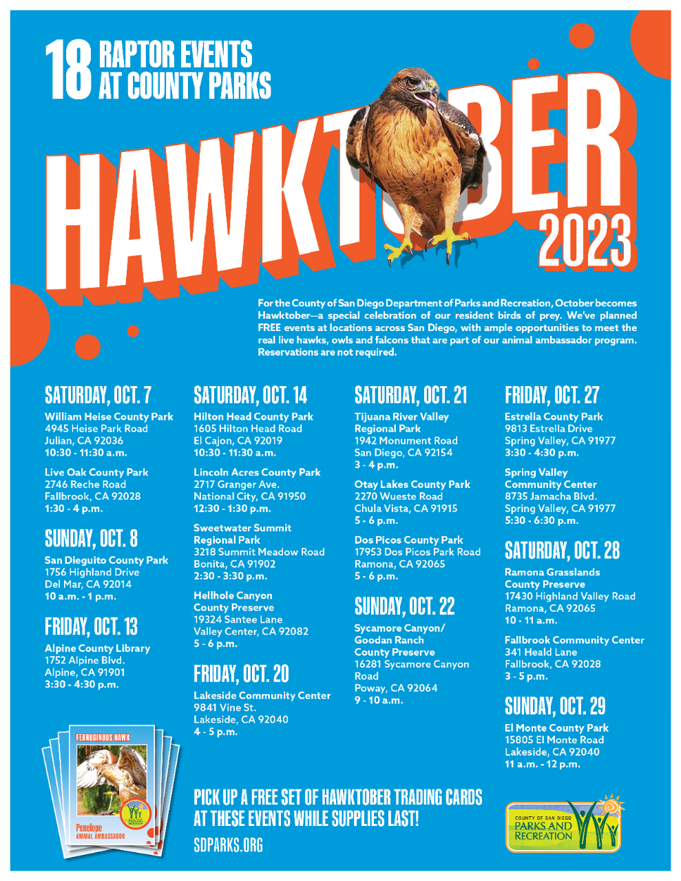 2023_Hawktober_Schedule_Flyer
