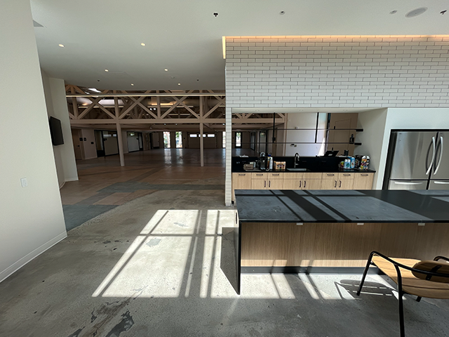 Interior view of kitchen