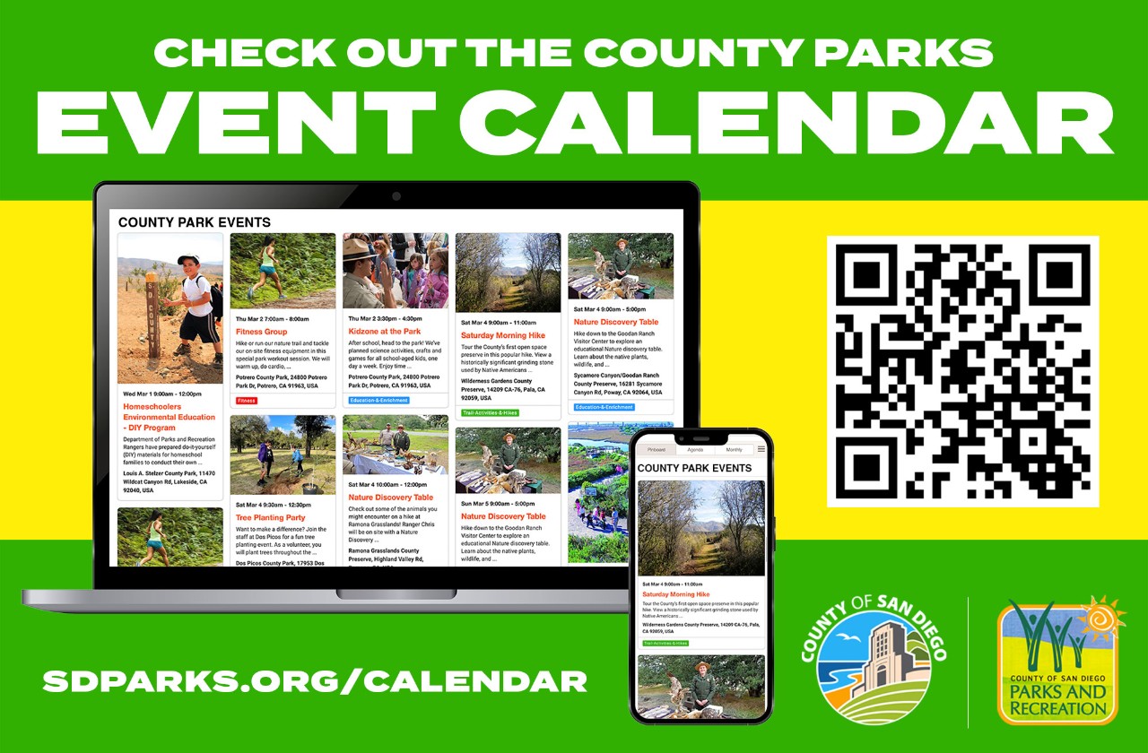 Free events at San Diego County Parks