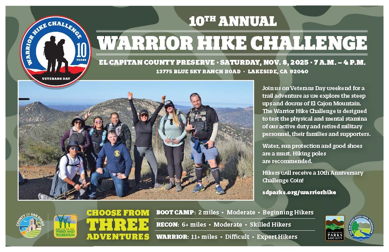 Warrior Hike - Veterans Day 2024